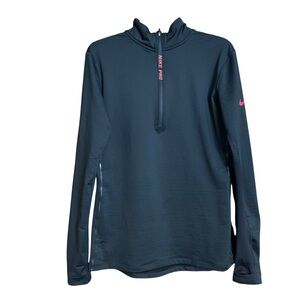 Nike Pro Hyper Warmblack quarter zip pullover XL